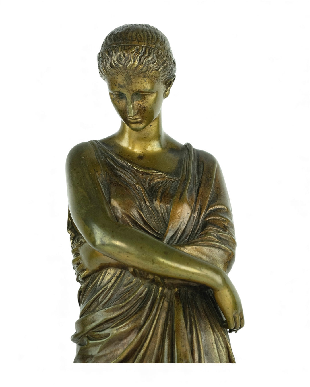 Escultura antigua de bronce «Didon» de Auguste Marie Barreau