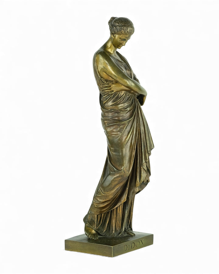 Escultura antigua de bronce «Didon» de Auguste Marie Barreau