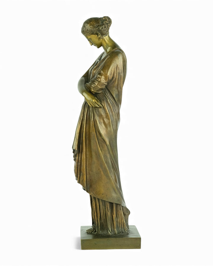 Escultura antigua de bronce «Didon» de Auguste Marie Barreau