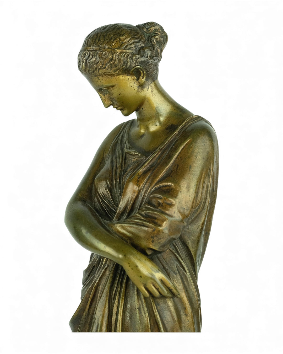 Escultura antigua de bronce «Didon» de Auguste Marie Barreau