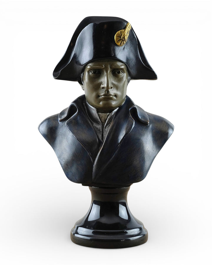 Bronze bust of Napoleon Bonaparte (hand-painted)