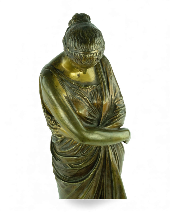 Escultura antigua de bronce «Didon» de Auguste Marie Barreau