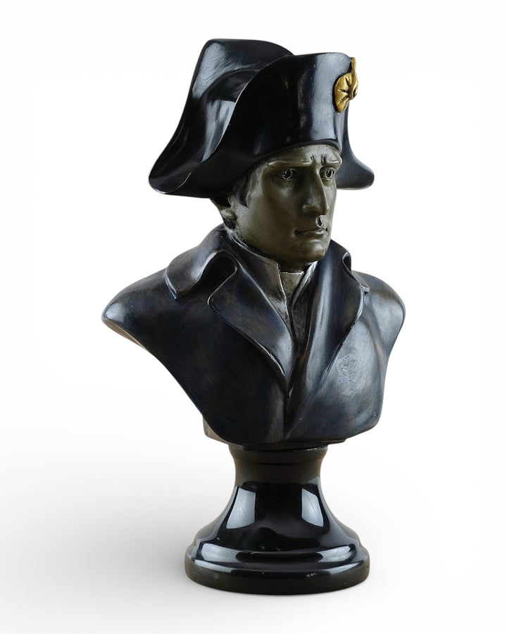 Bronze bust of Napoleon Bonaparte (hand-painted)