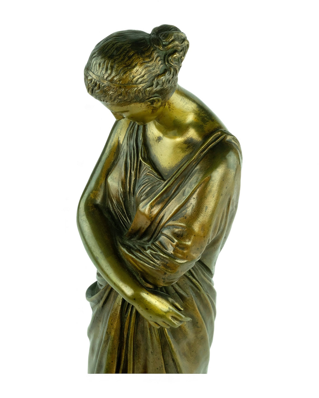 Escultura antigua de bronce «Didon» de Auguste Marie Barreau