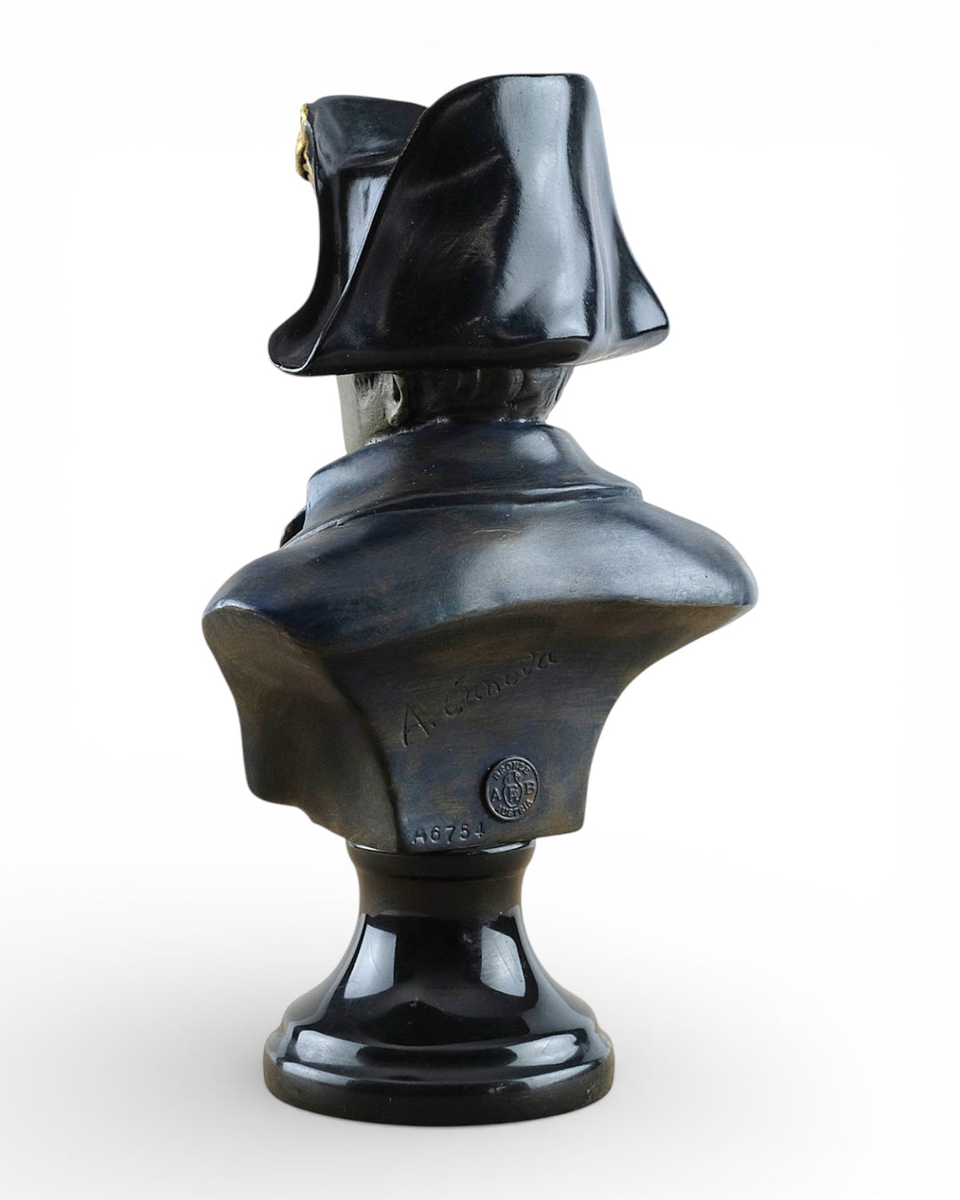 Bronze bust of Napoleon Bonaparte (hand-painted)