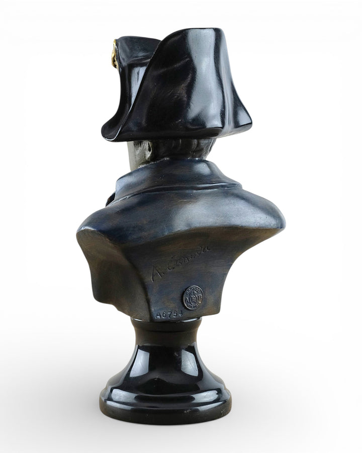 Bronze bust of Napoleon Bonaparte (hand-painted)