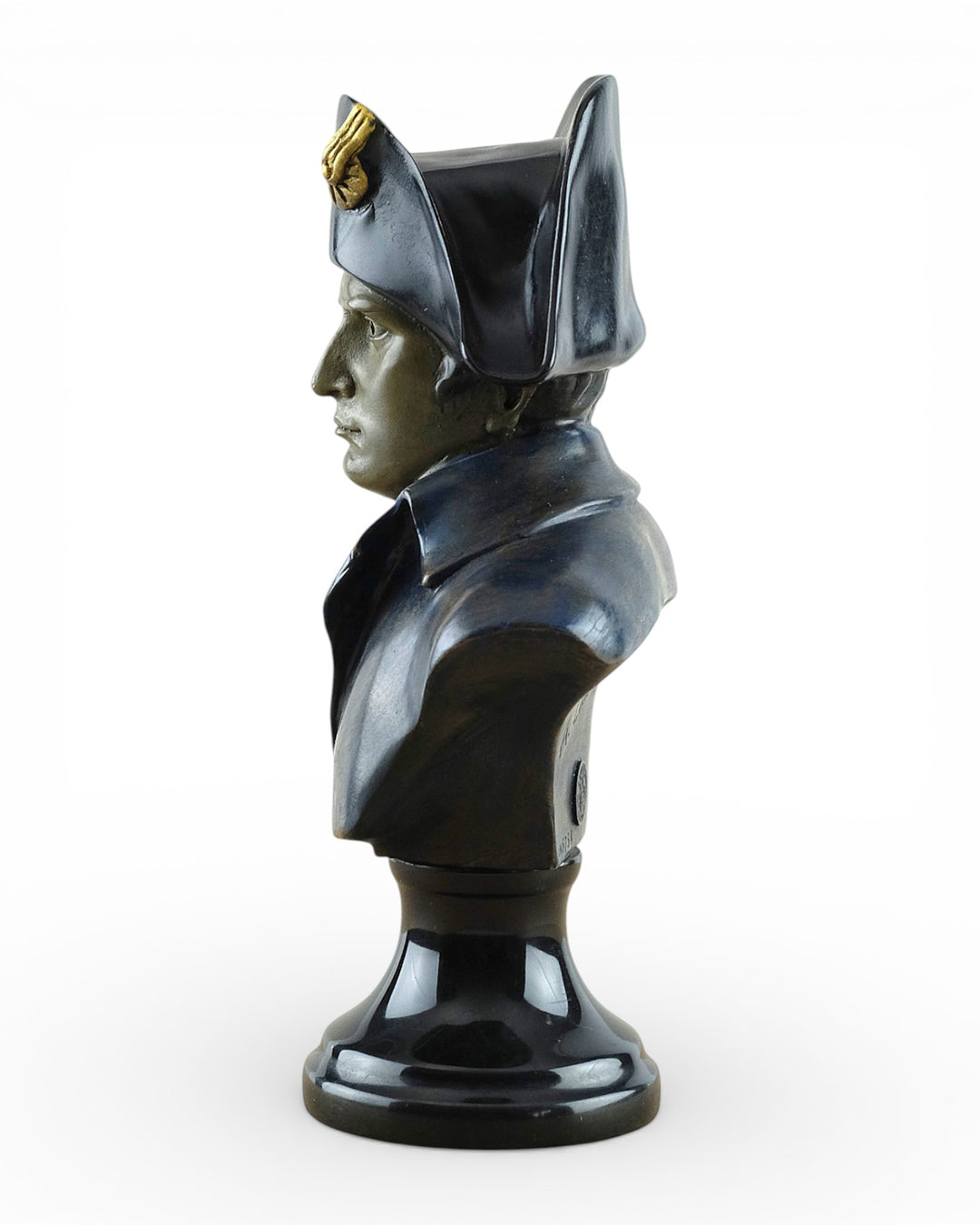 Bronze bust of Napoleon Bonaparte (hand-painted)