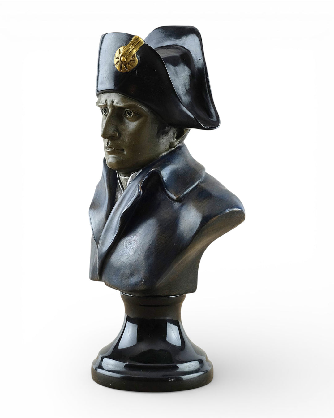 Bronze bust of Napoleon Bonaparte (hand-painted)