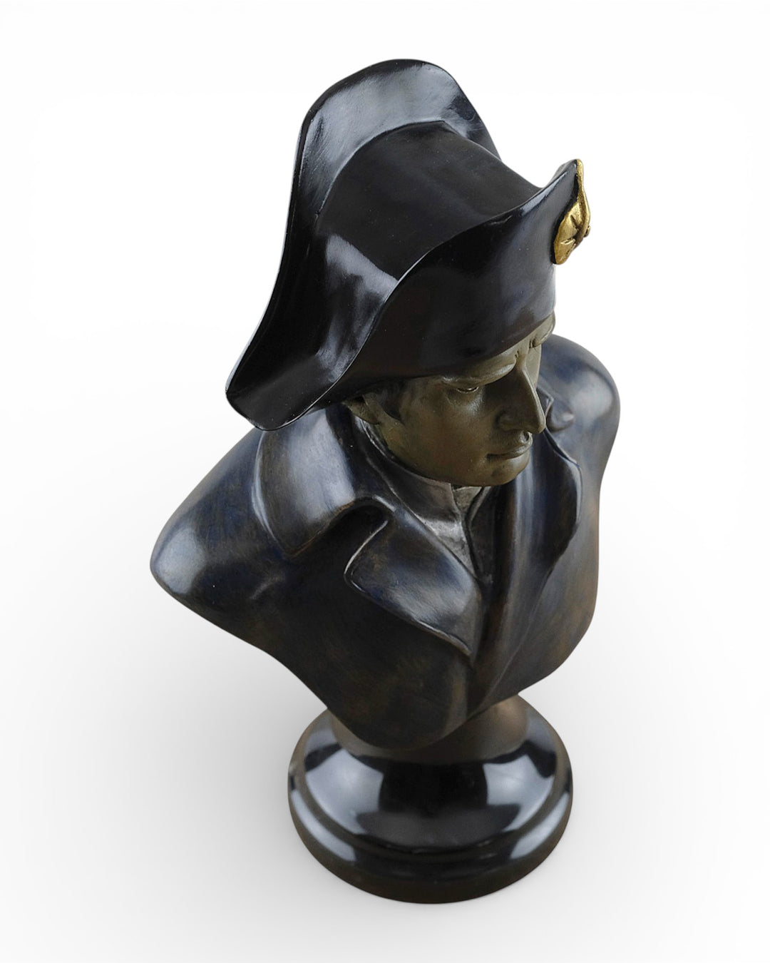 Bronze bust of Napoleon Bonaparte (hand-painted)