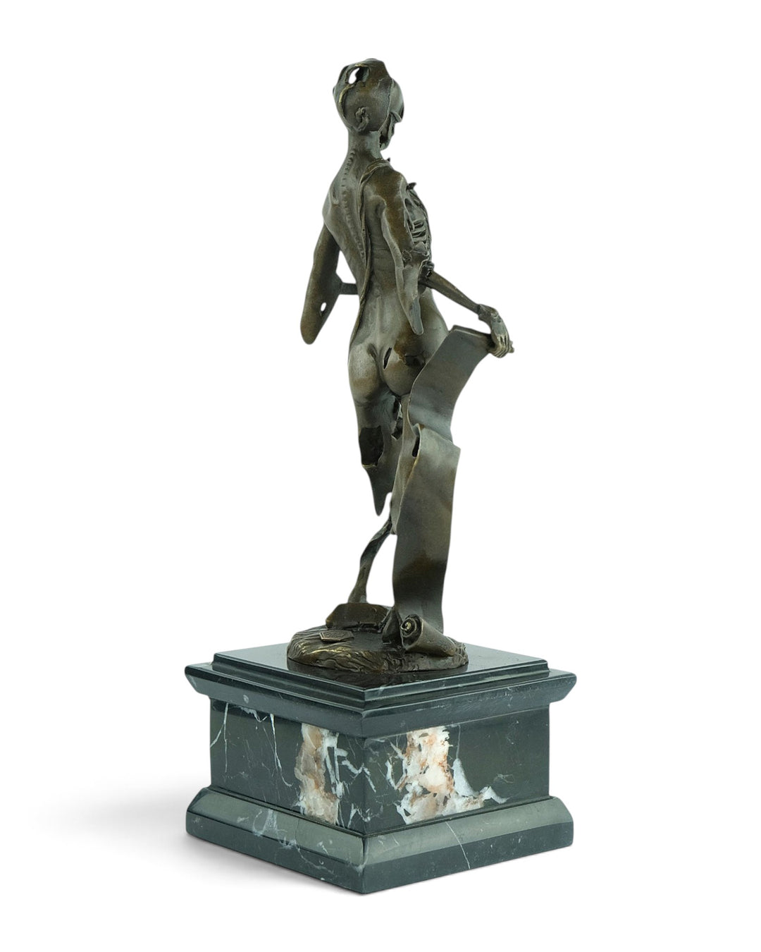 Bronzen Memento Mori beeld naar Hans Leinberger