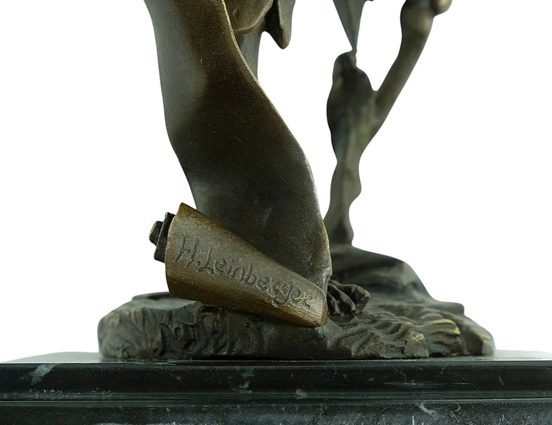 Bronzen Memento Mori beeld naar Hans Leinberger