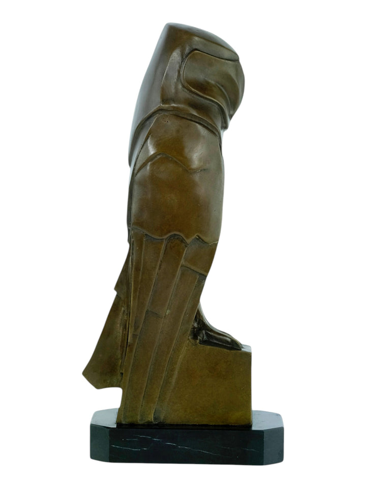 Bronzen beeld van uil in Art Deco stijl - naar Johan Coenraad Altorf
