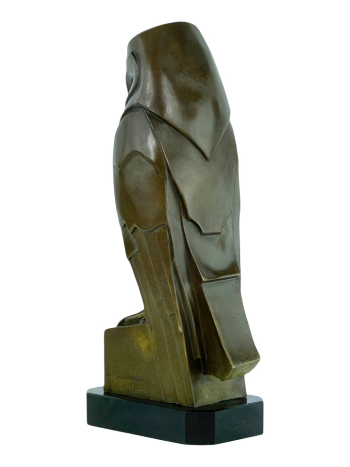 Bronzen beeld van uil in Art Deco stijl - naar Johan Coenraad Altorf