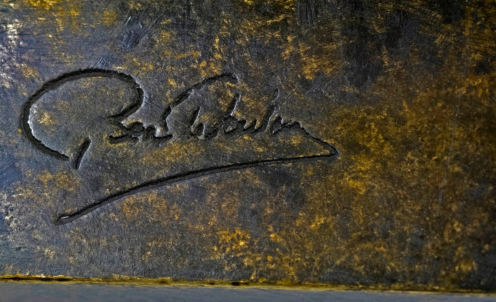 Bronzen sculptuur “Samen naar de top” van Ben Wouters 