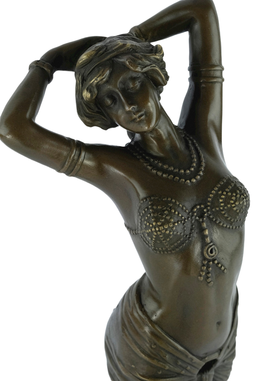 Bronzen sculptuur getiteld 'Reveil' naar Paul Philippe