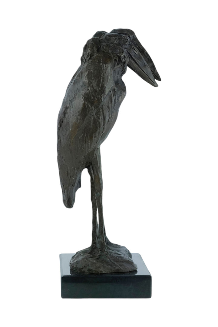 Bronze sculpture of a marabou couple after Rembrandt Bugatti