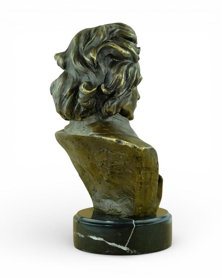 Busto de bronce de Ludwig von Beethoven