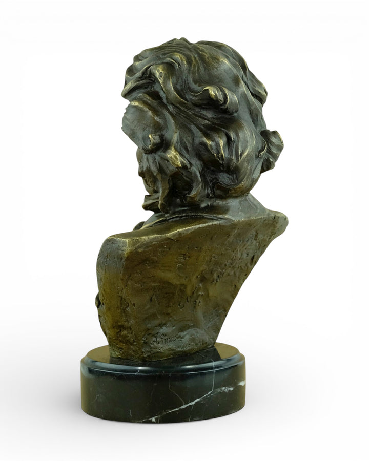 Busto de bronce de Ludwig von Beethoven