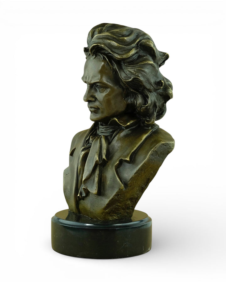 Busto de bronce de Ludwig von Beethoven