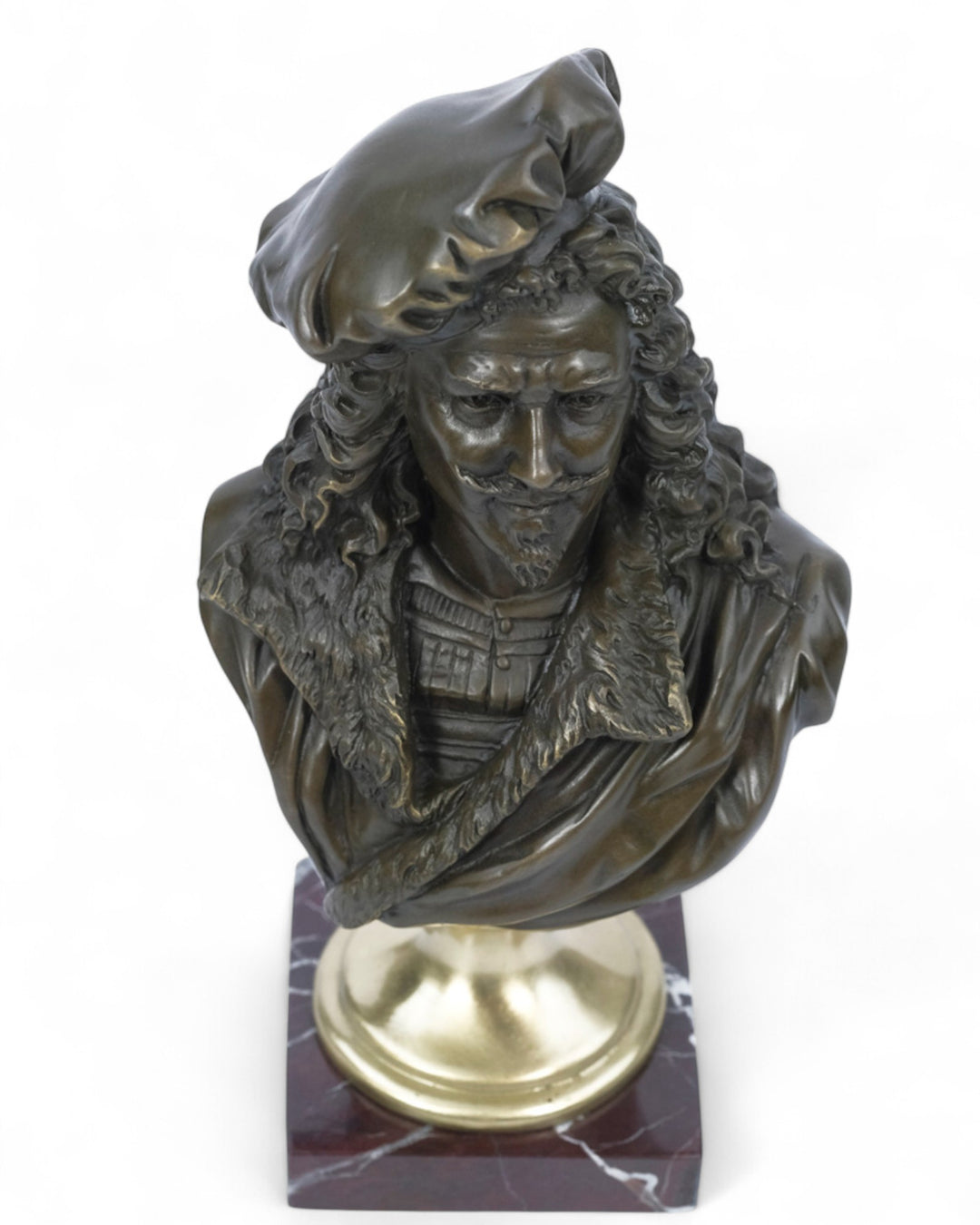 Bronze bust of Rembrandt van Rijn