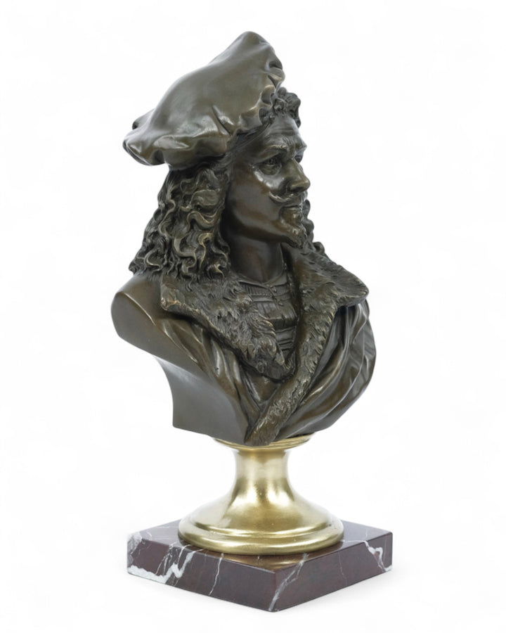 Bronze bust of Rembrandt van Rijn