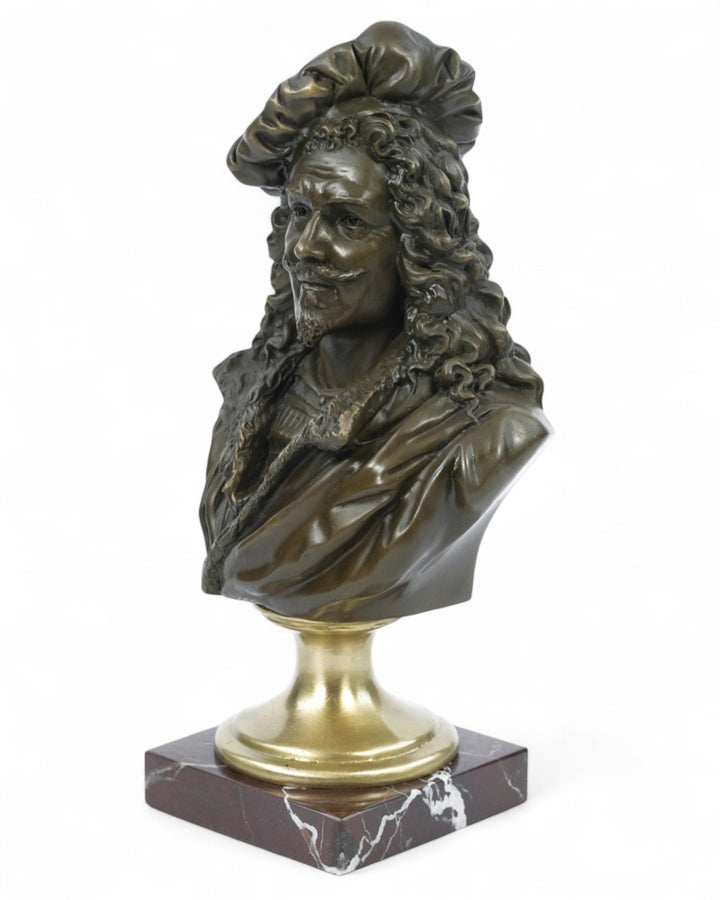 Bronze bust of Rembrandt van Rijn
