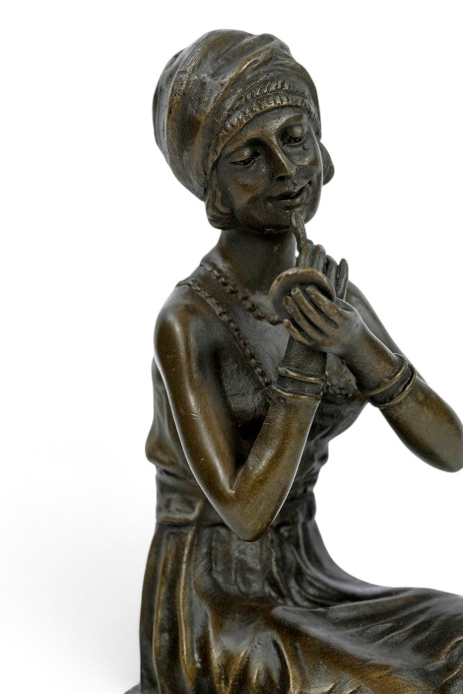 Bronze Sculpture 'A Little Rouge' after Chiparus