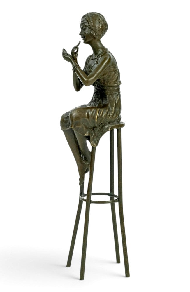 Bronze Sculpture 'A Little Rouge' after Chiparus