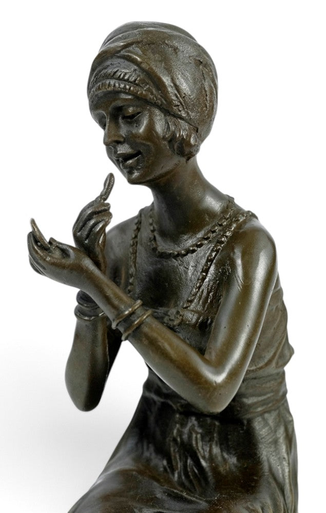 Bronze Sculpture 'A Little Rouge' after Chiparus