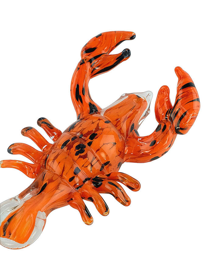 Glass sculpture of a lobster