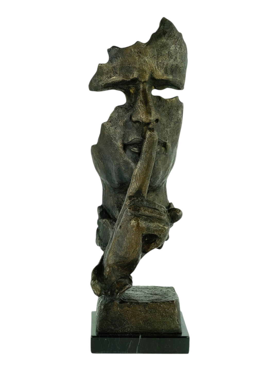 Scultura in bronzo di Il Silenzioso dopo Salvador Dalì