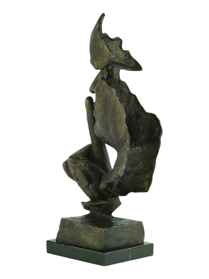 Scultura in bronzo di Il Silenzioso dopo Salvador Dalì