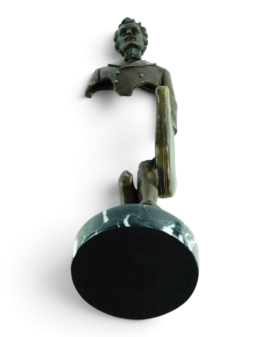 Sculpture en bronze « The Traveling Musician » – inspirée de Bruno Catalano