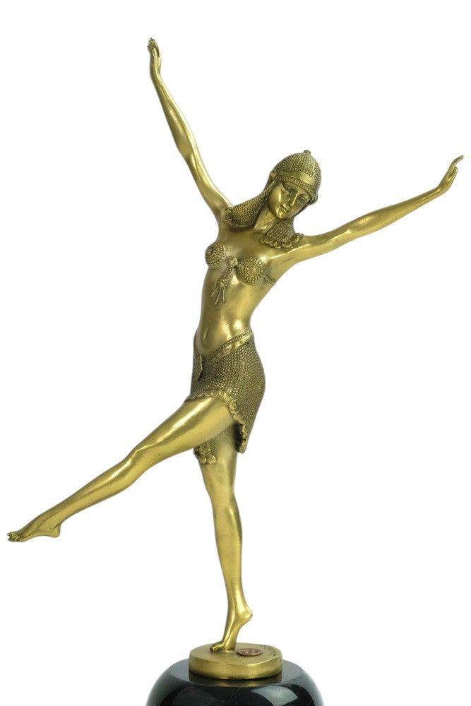 Bronze sculpture of a dancer named 'Palmyra'