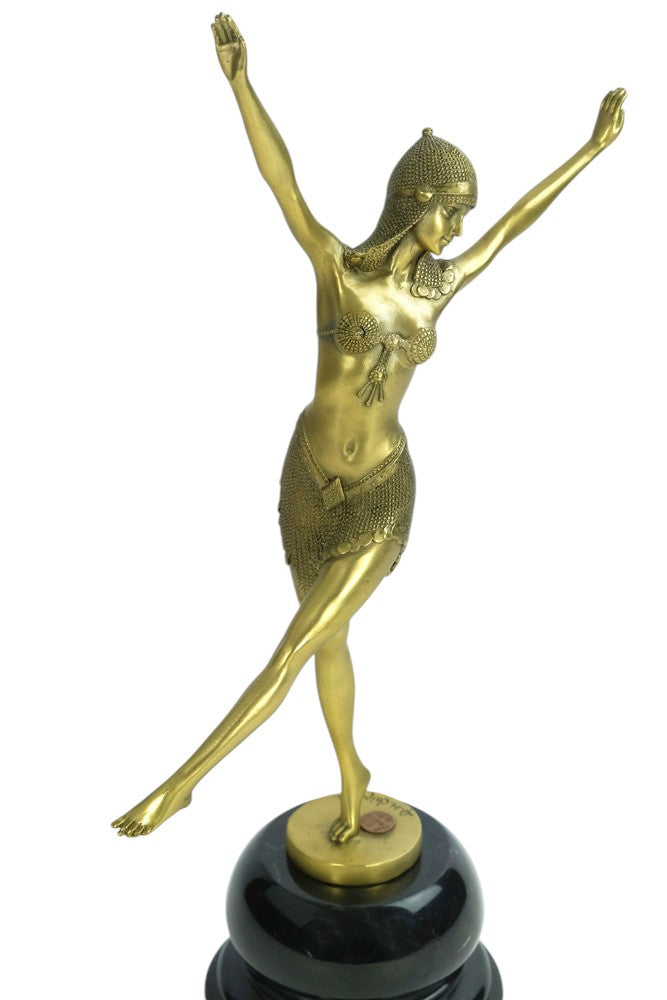 Bronze sculpture of a dancer named 'Palmyra'