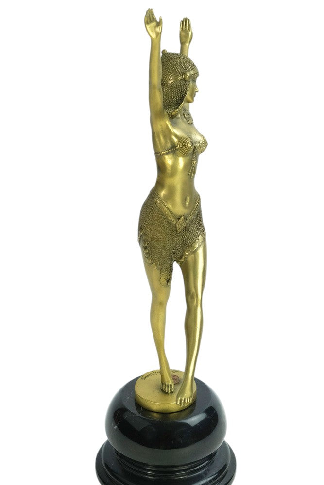 Bronze sculpture of a dancer named 'Palmyra'