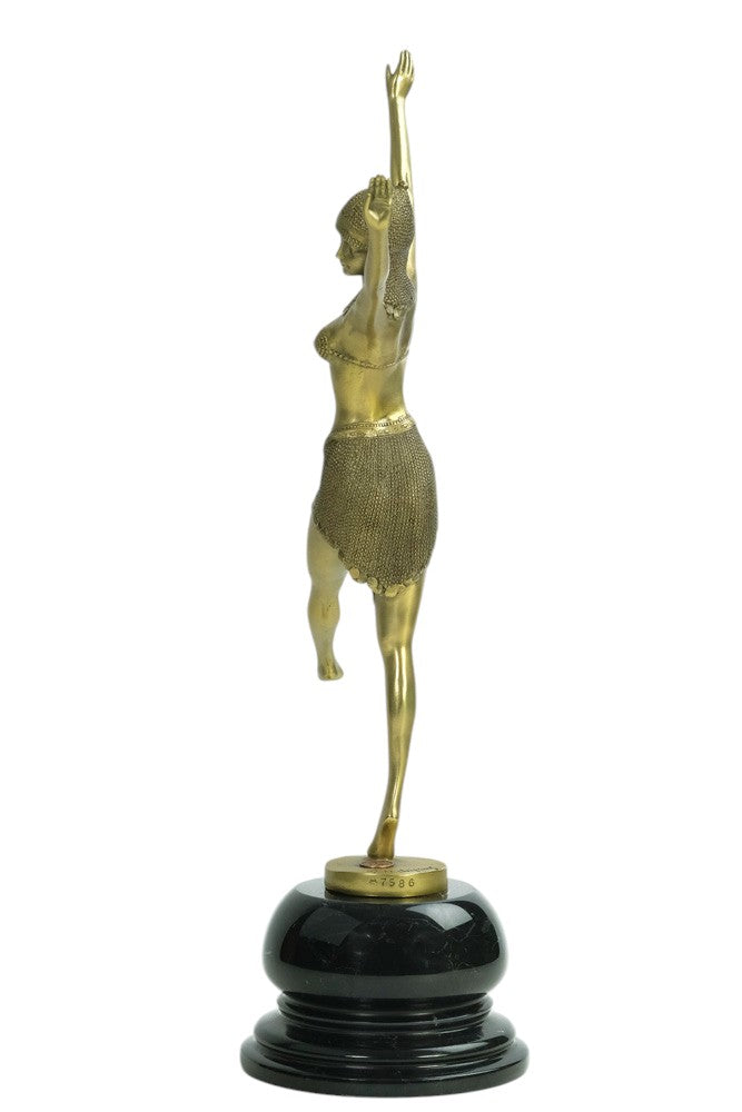Bronze sculpture of a dancer named 'Palmyra'