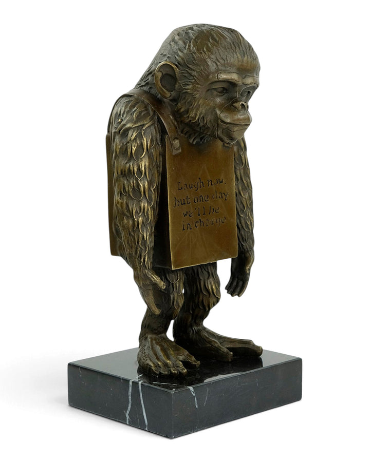 Bronze Sculpture of Laugh Now after Banksy