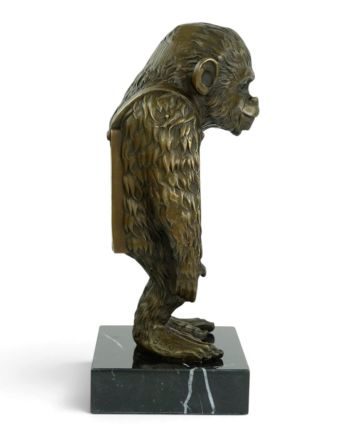 Bronze Sculpture of Laugh Now after Banksy