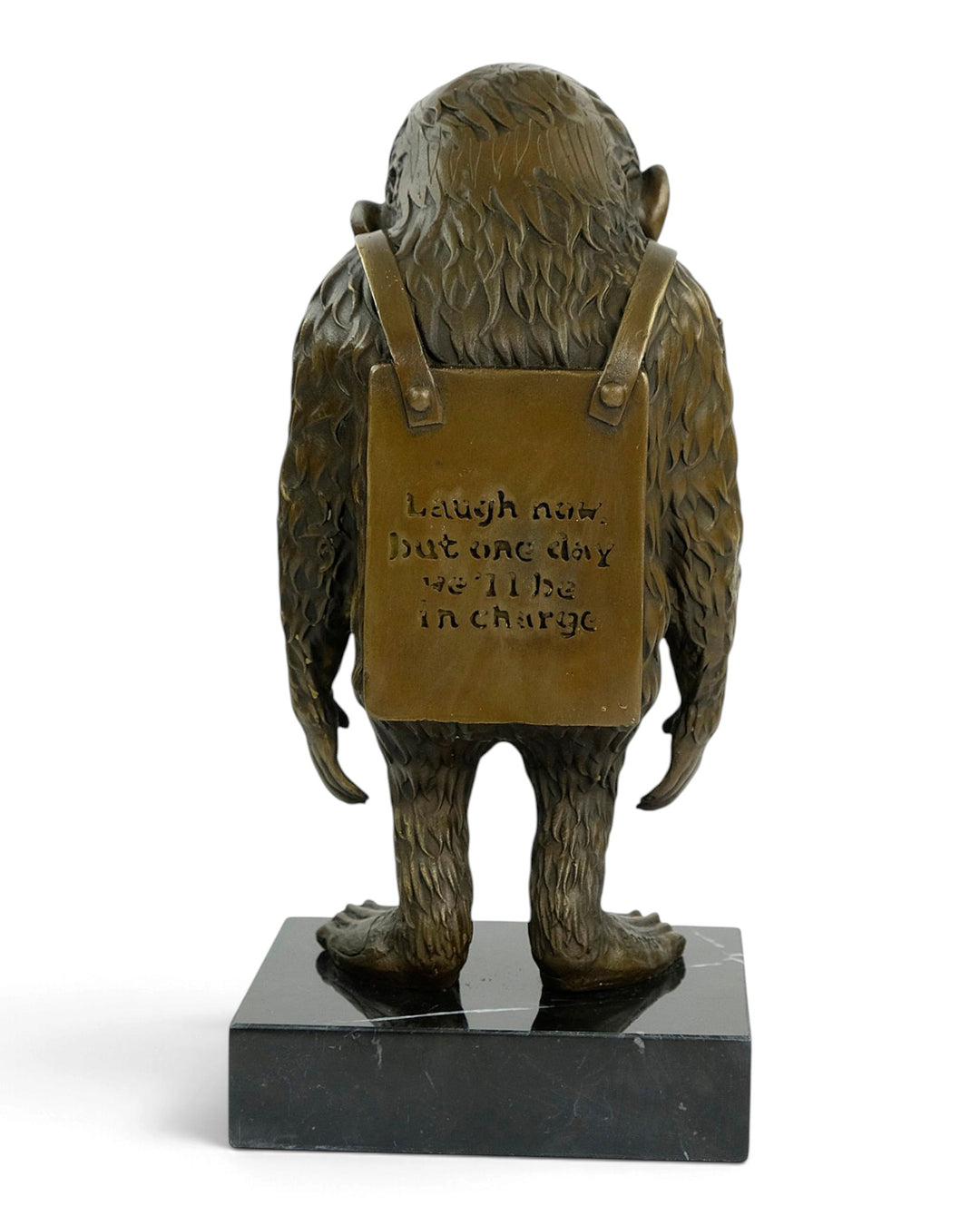 Bronze Sculpture of Laugh Now after Banksy