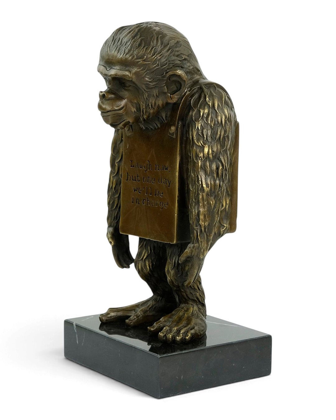 Bronze Sculpture of Laugh Now after Banksy