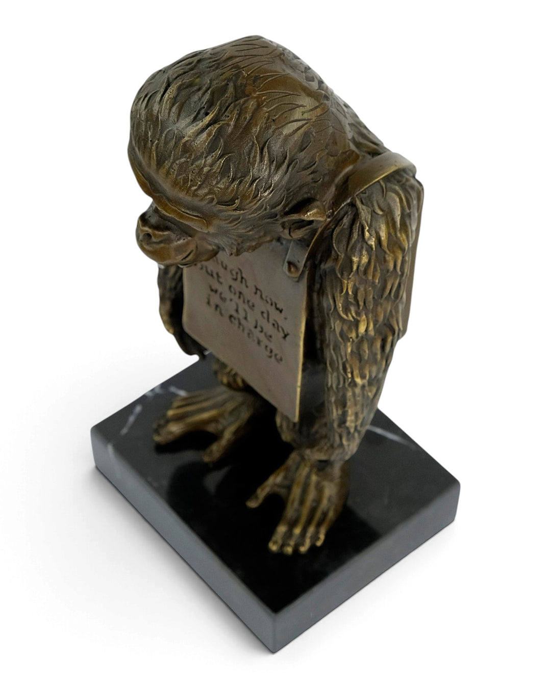 Bronze Sculpture of Laugh Now after Banksy