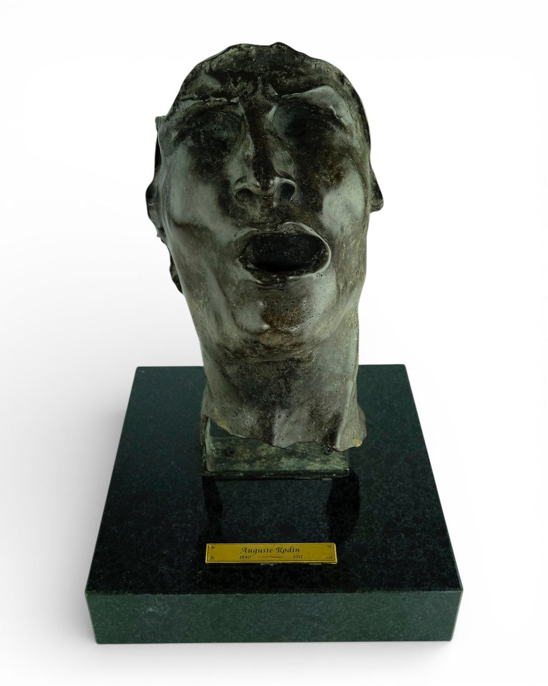 Bronzen beeld 'Mask of Sorrow' - naar Rodin