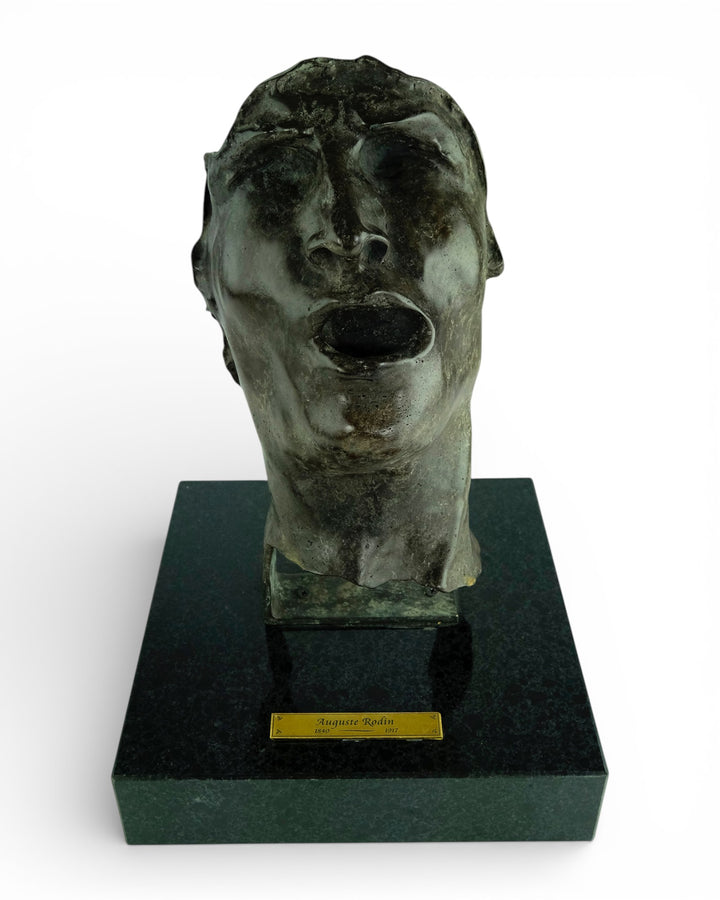 Bronzen beeld 'Mask of Sorrow' - naar Rodin