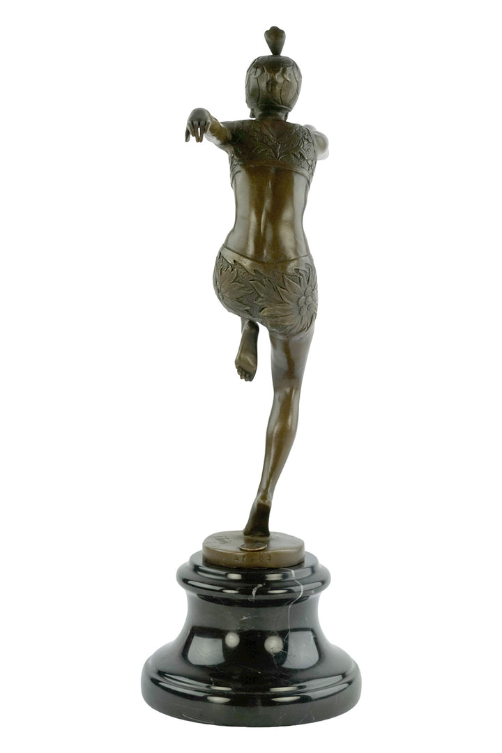 Bronze sculpture of a dancer named 'Con Brio'