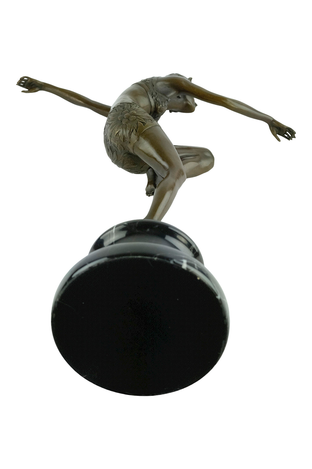 Bronze sculpture of a dancer named 'Con Brio'