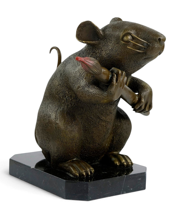 Bronze Sculpture of Love Rat after Banksy