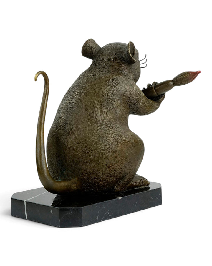 Bronze Sculpture of Love Rat after Banksy