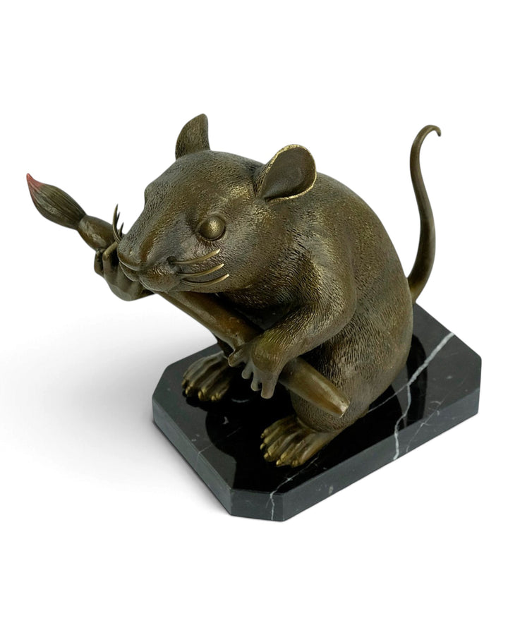 Bronze Sculpture of Love Rat after Banksy