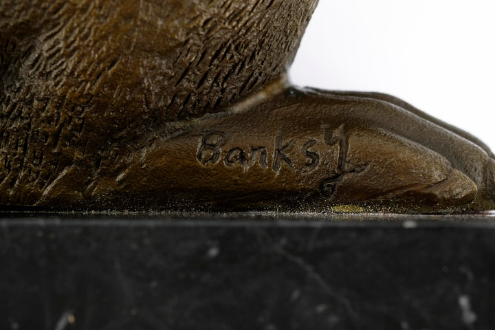 Bronze Sculpture of Love Rat after Banksy